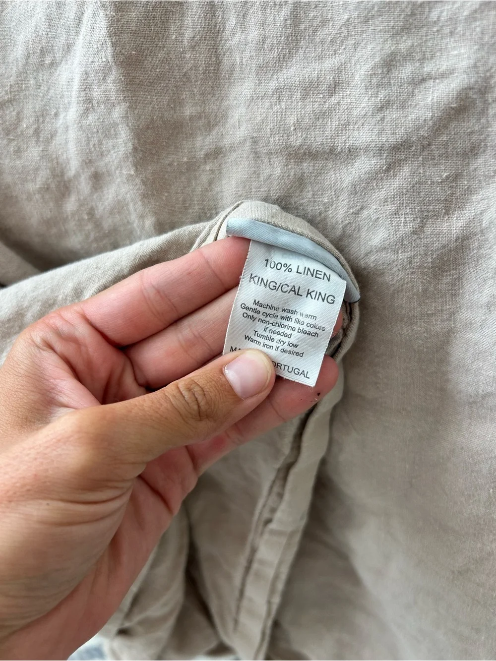 Parachute linen duvet cover king/cal king